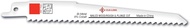 Cle-Line C30108 RSB-BM Reciprocating Blade, 6T, Straight, 3/4" Width, 6" x 6 TPI Length, M42 Cobalt,