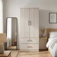Furniture Direct DUBLIN 2 Door 2 Drawer Wardrobe