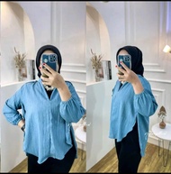 Livia Blouse Lady Crush // Kemeja Wanita Lady Crush // Outter Wanita Lady Crush Kekinian