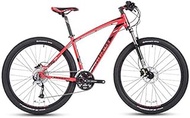 Fashionable Simplicity 27-Speed Mountain Bikes 27.5 Inch Big Wheels Hardtail Mountain Bike Adult Women Men's Aluminum Frame All Terrain Mountain Bike (Color : Red)