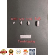 TIMAH BIJI / KEPING PUKAT JARING IKAN