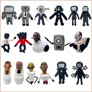 HJ4 Skibidi Toilet Plush Dolls Tank Toilet Man Girls TV Man Titan TV Man Monitor Man Stuffed Toys Fo