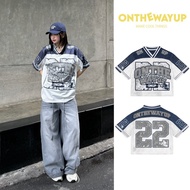 มาใหม่แขนสั้น 22 เย็นมาสคอตกีฬาเสื้อยืดผู้ชายและผู้หญิงเสื้อ nfl