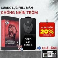Oppo A91, Reno 3, Reno3 Meocase full screen anti-peeping tempered glass | Screen protector for oppo
