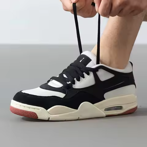 Nike Men's Basketball Shoes AIR JORDAN 4 RM Comfort Casual Wear-Resistant Non-Slip Lightweight Sneak