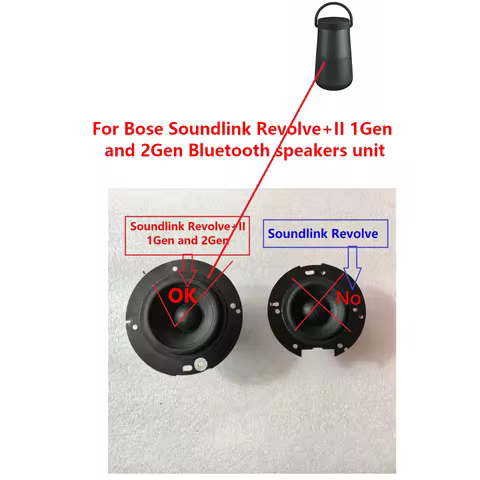 Original speaker parts For Bose Soundlink Revolve+II 1Gen and 2Gen universal Bluetooth speakers Soun