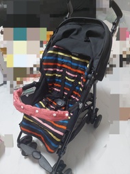 Peg-Perego BB車/嬰兒車 PLIKO MINI 彩色間紋