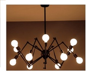 [HCM]Đèn Thả Trần Kiểu Con Nhện 12 tay cứng TH131 - tặng bóng led EDISON