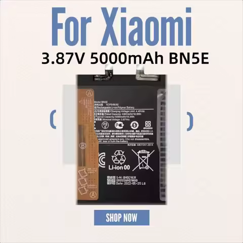 3.87V 5000mAh BN5E for Xiaomi POCO X4 PRO / Redmi Note 11 Pro / 11E Pro 5G Mobile Phone Battery