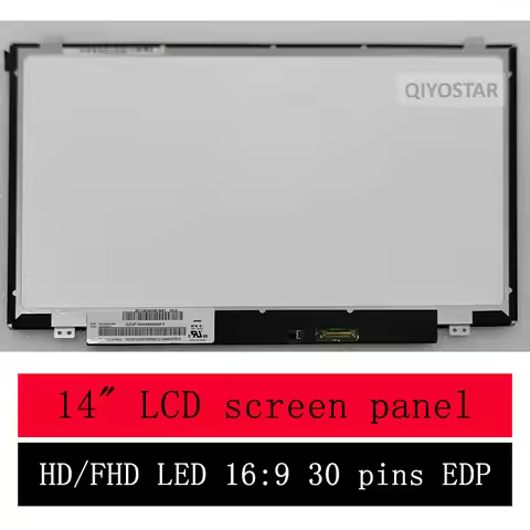 14" Slim LED matrix For Lenovo thinkpad L460 T460 E470 T470 T480 L480 L490 laptop lcd screen panel D