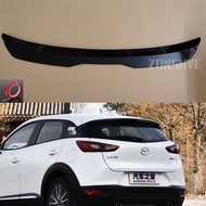 Use For Mazda CX-3 2014-2019 Year Roof Spoiler Carbon Fiber Look Accessories Body Kit Factory Style