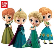 超低價直銷BANDAI萬代Qposket迪士尼公主冰雪奇緣艾莎安娜人偶擺件 手辦玩具