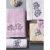 SO Five-Star Hotel Pure Cotton Premium Embroidery Thickened Super Absorbent Towel 3 Colors Daigou