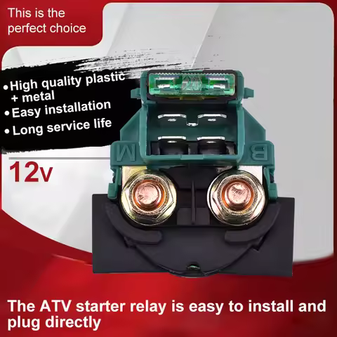 Motorcycle Electrical Starter Solenoid Relay For KAWASAKI KSF400 KFX400 EN500 EX500 NINJA 500 500R Z