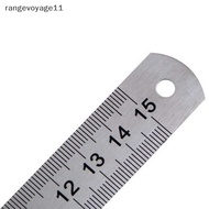 [Range11] 15cm Double Side Stainless Steel Measuring Straight Ruler Tool 6 Inches [VN]