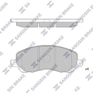 Brake Pad (Front Set)Mitsubishi Lancer EX 4605A261, 4605A795, MR493255 Sangsin Hi-Q