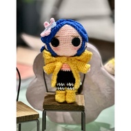 ​ Handmade Cute Crochet Doll Coraline Birthday