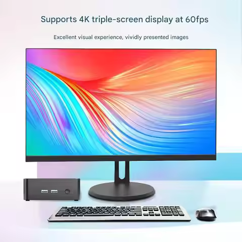 Original X74 Mini PC AMD Ryzen 5 7430U Windows 11 Pro Dual DDR4 PCIE3.0 M.2 SSD Wifi6 BT5.3 4K HD Of