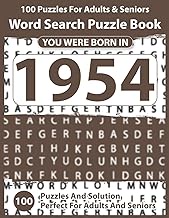 Word Search Puzzle Book: Born In 1954: Adult Word Search Puzzle Book – Challenging and Relaxing Brai