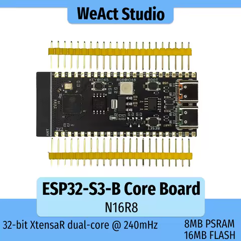 ESP32S3 ESP32-S3 N16R8 Wireless Module 2.4G WiFi Bluetooth-compatible BLE5.0 Mesh Development Board 