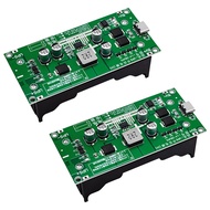 2X Type-C 15W 3A 18650 Lithium Battery Charger Module DC-DC Step Up Booster Fast Charge UPS Power Su