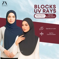 ZOE ARISAH Nefisa Sport Tudung Sarung Sukan Hijab Instant UV Protection SPF50 Polyester Muslimah Qui