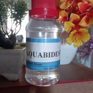 aquabidest 100ml botol segel higienis / akuabides steril rumah sakit