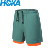 HOKA ONE ONE กางเกงขาสั้นกีฬาทุกวันสำหรับผู้ชาย กางเกงกีฬา กางเกงบอล กางเกงวิ่ง กางเกงแห้งเร็ว กางเก