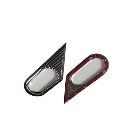A PAIR Chrome Plated Side Marker Light Trim For Nissan Tiida / Versa / Latio 2005-2011 Best Value Ca