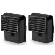 FRTKK 2 Pack Tactical Pouches, Molle EDC Compact Pouch Small Utility Pouch Accessories Battery Cigar