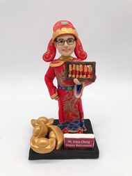 財神話好心得好報 場景 退休禮物、榮休禮物、造型公仔、財神公