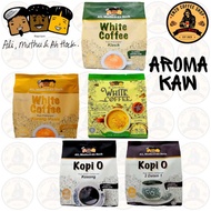 Ali Muthu Ah Hock - Aroma Kaw White Cofffe & Kopi O - Instant Coffeemix Drink - Pack & try sachets