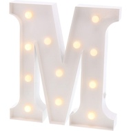 Acrylic letter light bulb