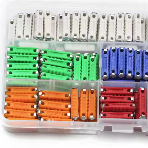 10/200PCS Continental Car Fuses Type For Vintage, Classic Cars Blade Old Style European Automotive F
