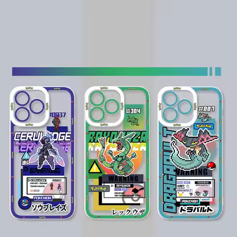 P-Pokemon Mosaic Pattern Cool Phone Case For Xiaomi Redmi Note 14 13 12 11 Pro Plus 10 9 9S 8 Pro 4G