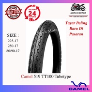 Norva Motor Tayar Camel Motorcycle Tube Tyre Cm519 225-17 2.25-17 250-17 2.50-17 80/90-17 Bunga Tt10