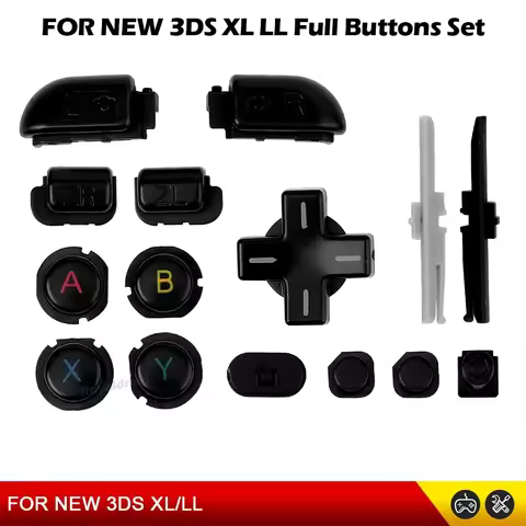 Replacement For NEW 3DS XL LL ABXY Buttons LR ZL ZR HOME Button For 3DS ABXY D-Pad Buttons Gaming Re