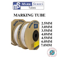 Mark Series PVC Marking Tube White (Roll type) | Marker Tube | PVC tubing | RoHS Compliance