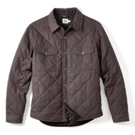 Jaket Motor Pria Flint And Tinder Quilted Waxed Shirt Jacket