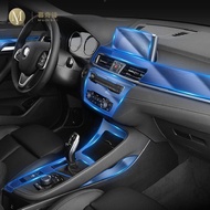 For BMW F39 F48 X1 X2 2016-2023car Interior Center console Invisible car suit TPU protective film An