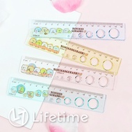 〔 Sumikkogurashi Circle Ruler 〕 Genuine Ruler Circle Ruler Hole Ruler Ruler Stationery Sumikkogurash