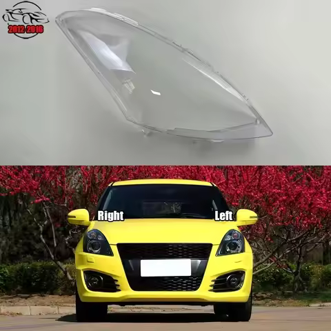 For Suzuki Swift Sport 2012-2016 Car Front Headlight Lens Cover Lampshade Lampcover Head Lamp Glass 