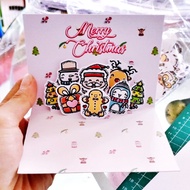 Mini Pop Up Christmas Card Doodle Art Custom Christmas Greeting Card DWS Doodle Art DWSKELLINGTON
