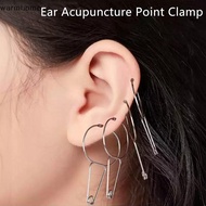WHE Portable Ear Massager Clip with Acupuncture Points Chart Stainless Steel WHE