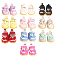 20cm cotton Doll shoes star Doll Princess shoes Pink Bow shoes Toy Doll Use 20cm cotton Doll shoes s