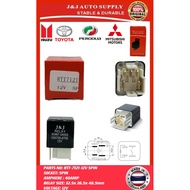 RTT-7121-5PIN ORIGINAL BRAND J&J 40AMP 12V 5PIN RELAY FOR USE ON: UNIVERSAL VEHICLE