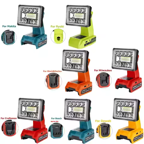 For Dewalt/Makita/Milwaukee/Bosch/Black&Decker/Craftsman/Ryobi 18V Battery Cordless Outdoor Fishing 