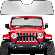 Suitable for Jeep JL2/4 Door 4XE Interior Accessories Wrangler Windshield Car Sunshade Front Visor