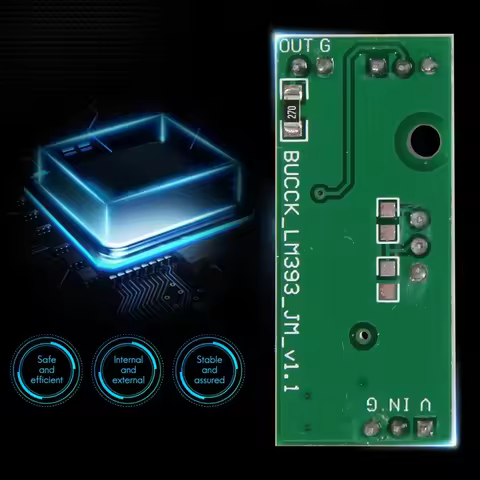 3Pcs LM393 3.5-24V Voltage Comparator Module With LED Indicator High Level Output Analog Comparator 