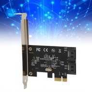 Nearbeauty PCIe To SATA 3.0 Card  Controller Support IDE AHCI PCIE 2.0 2xSATA3.0 for Computer